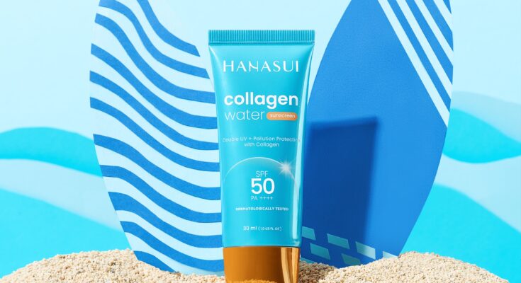 Cegah penuaan dini anda dengan Collagen Water Sunscreen dari Hanasui